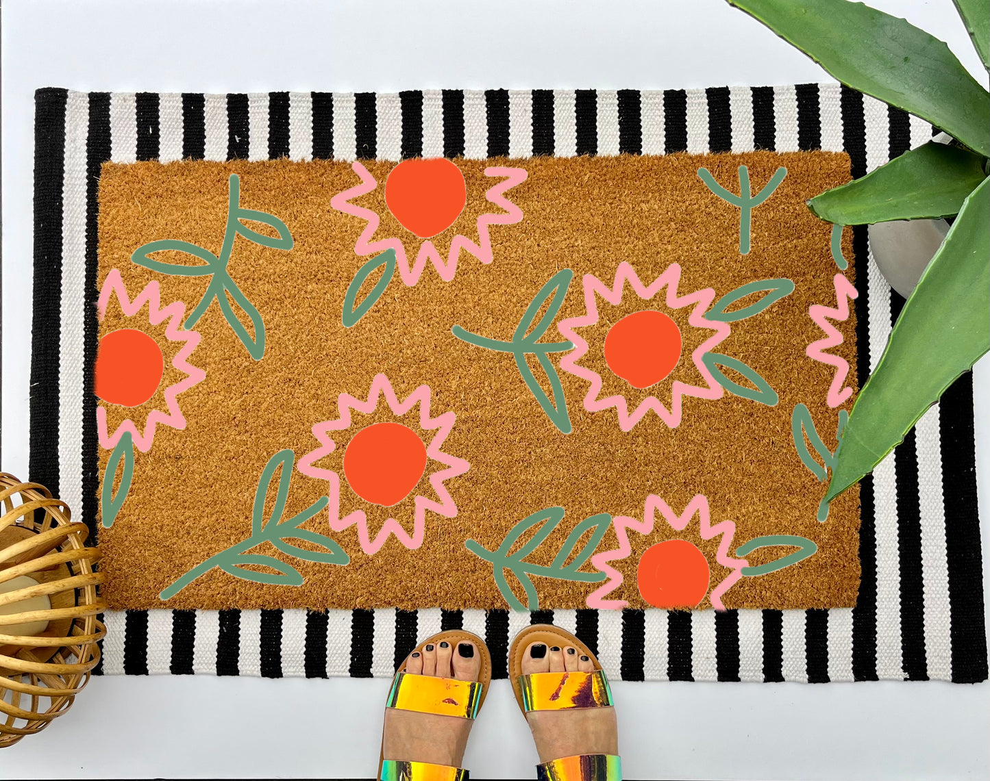 Sunflower Coir Doormat