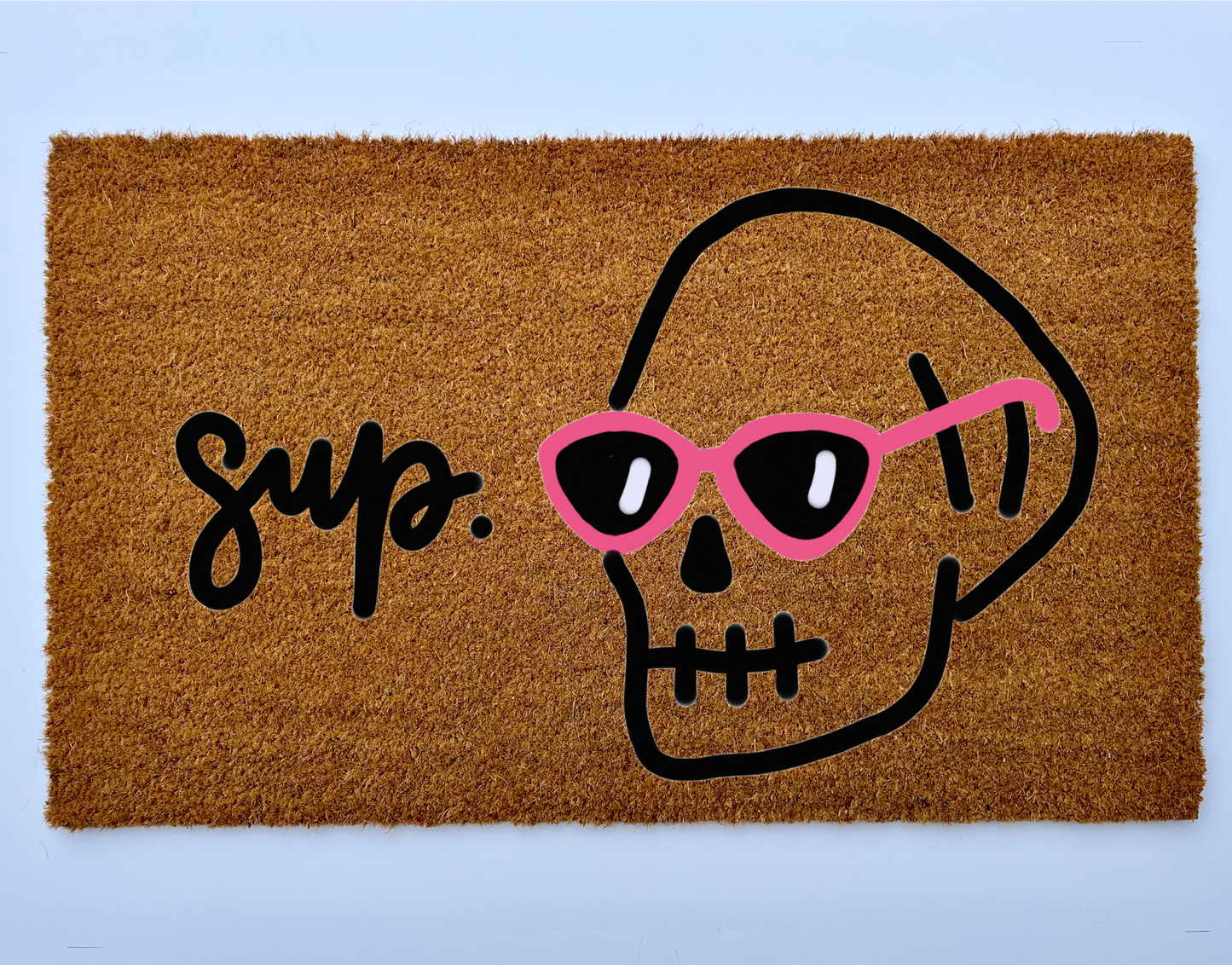 Sup Skull Coir Doormat