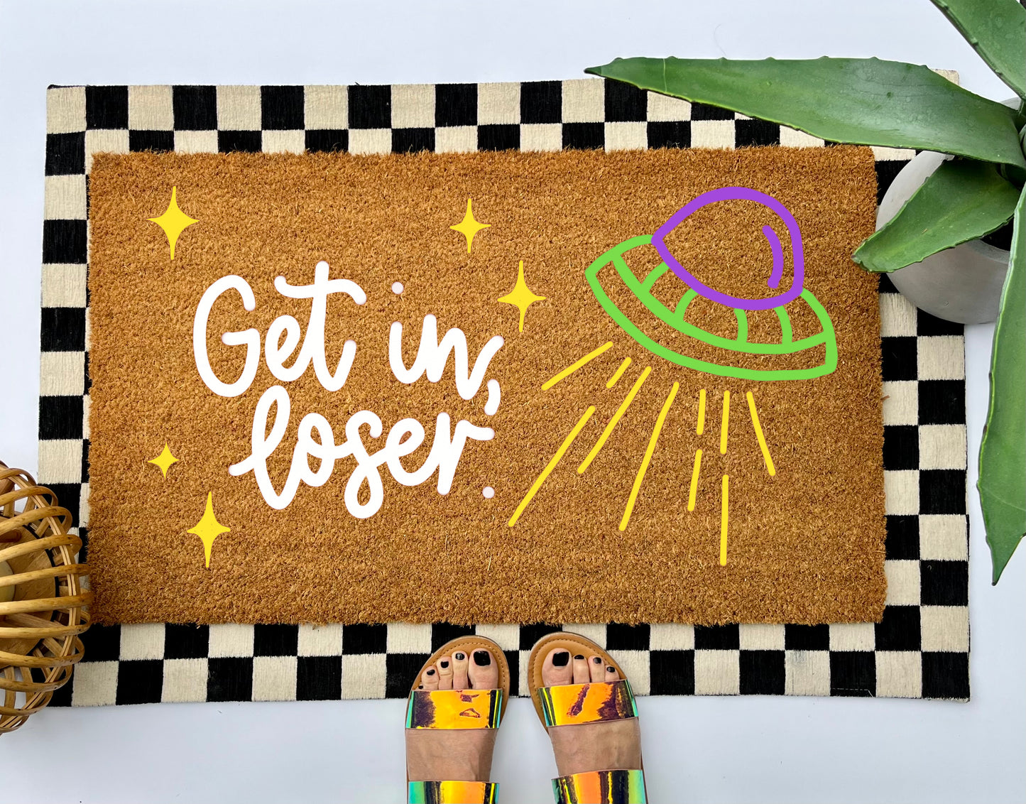 UFO Get in Loser Doormat