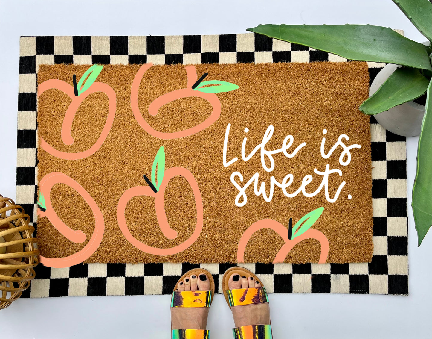 Hand Painted Coir Doormats