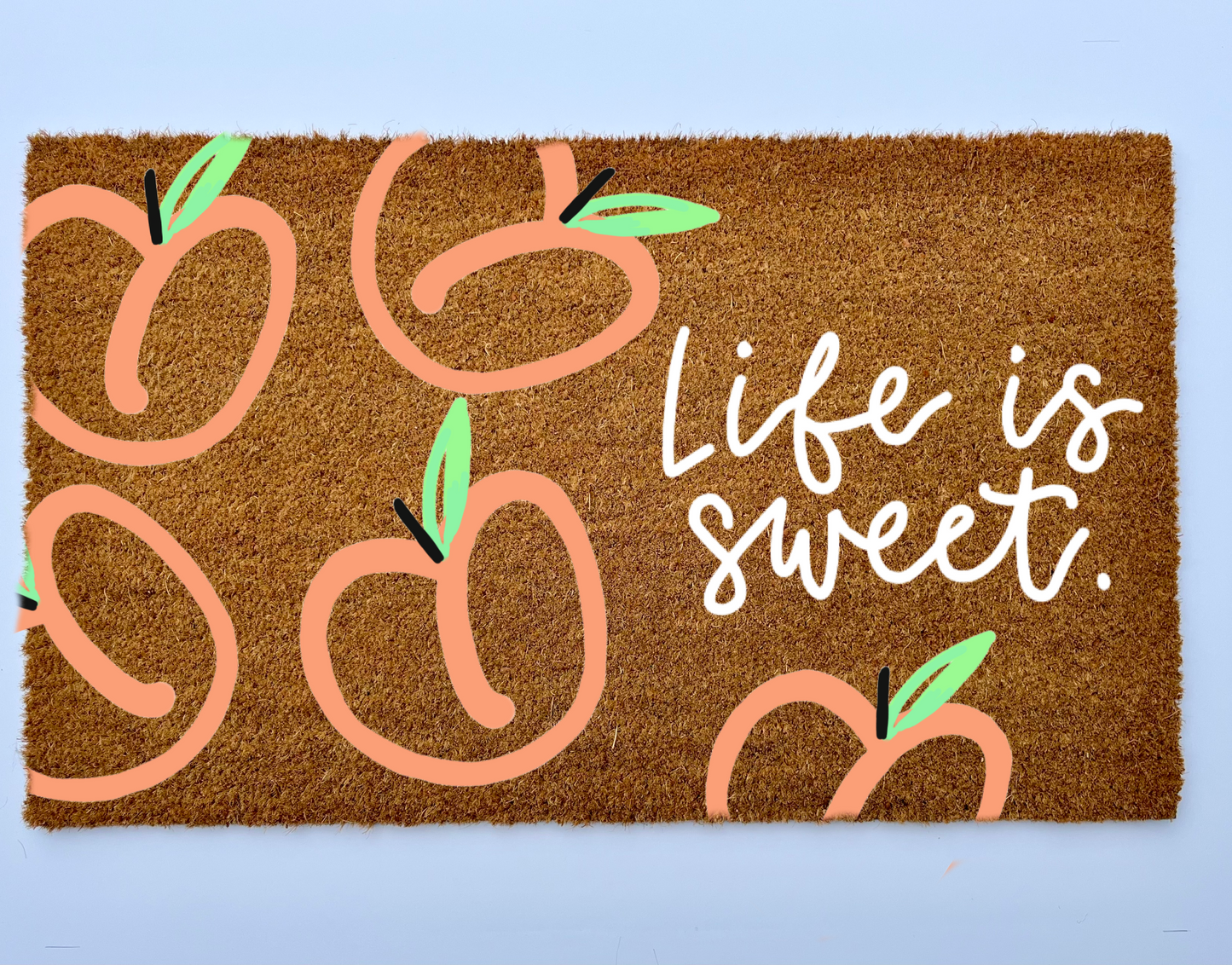 Life is Sweet Coir Doormat