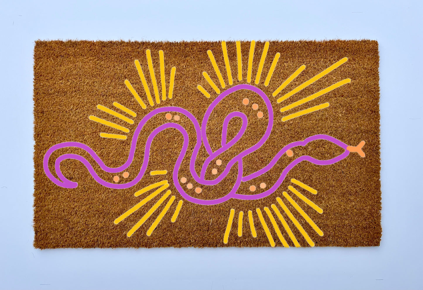 Mystic Snake Coir Doormat