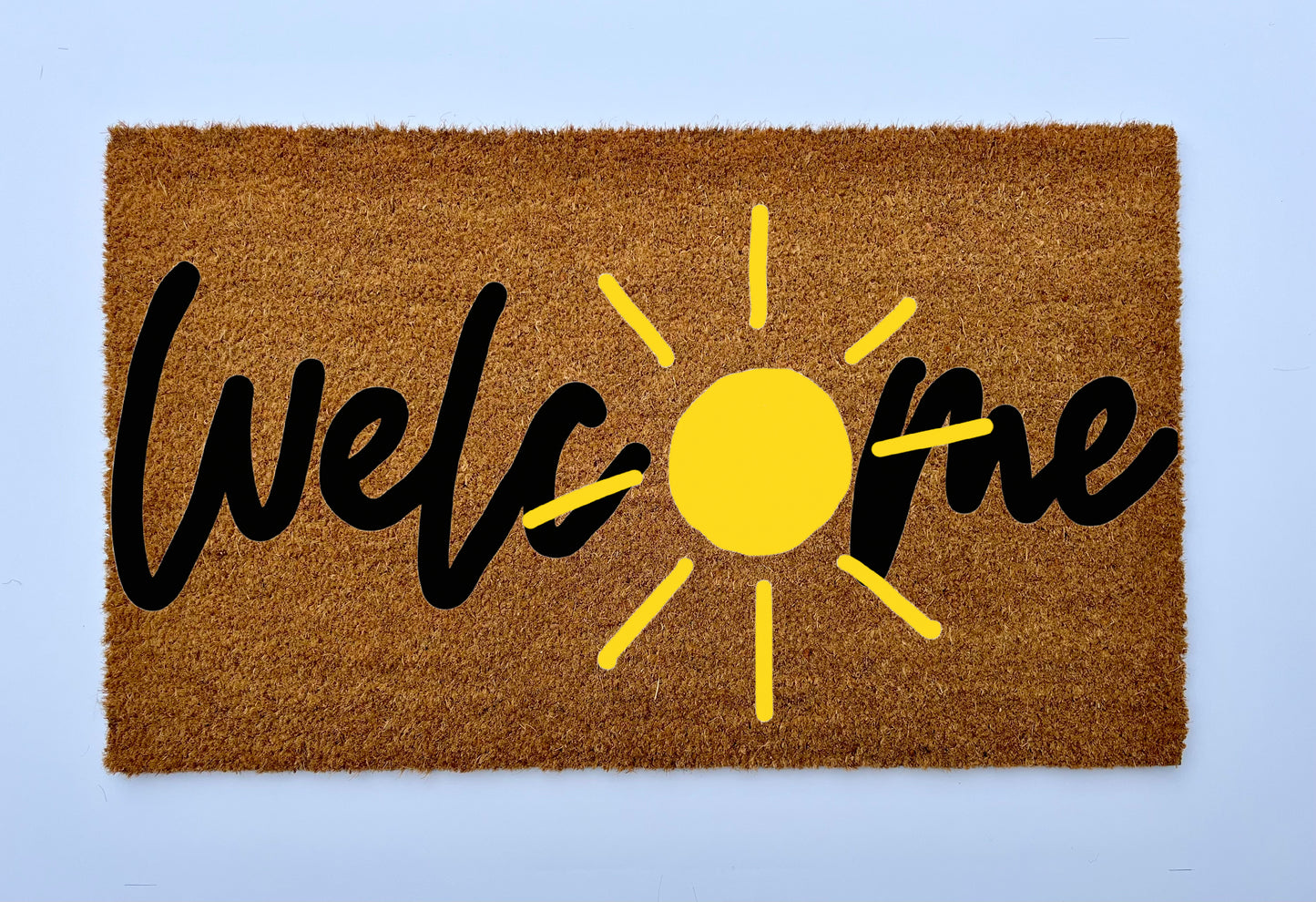 Sunny Welcome Coir Doormat | Coir Doormats
