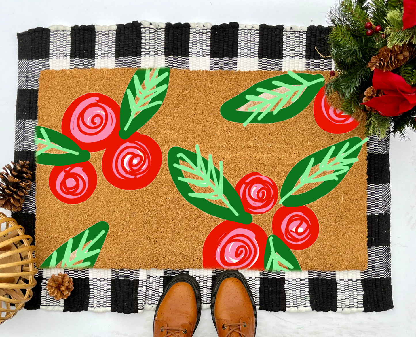 Holly Coir Doormat