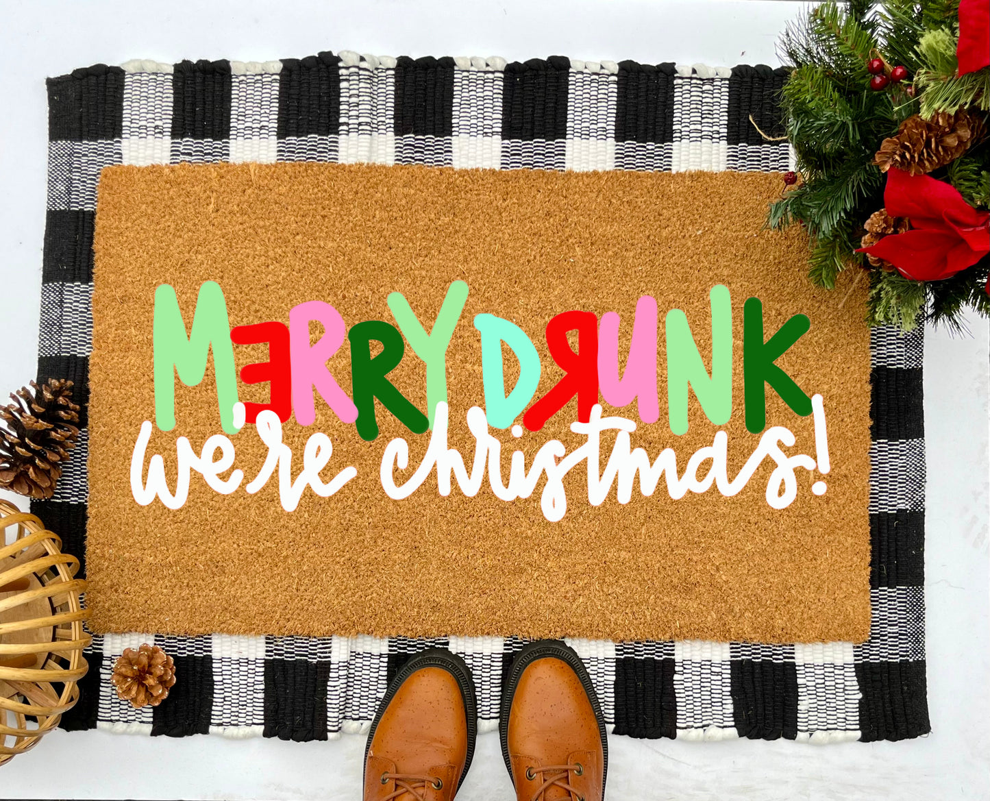 Merry Drunk Doormat