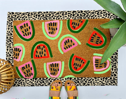 Watermelon Coir Doormat