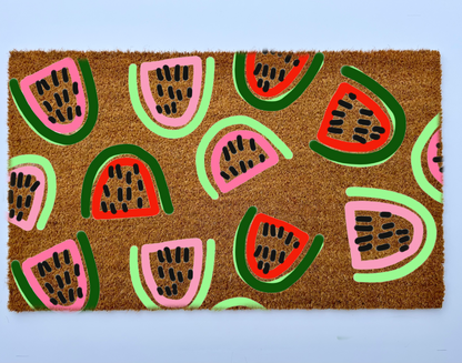 Watermelon Coir Doormat