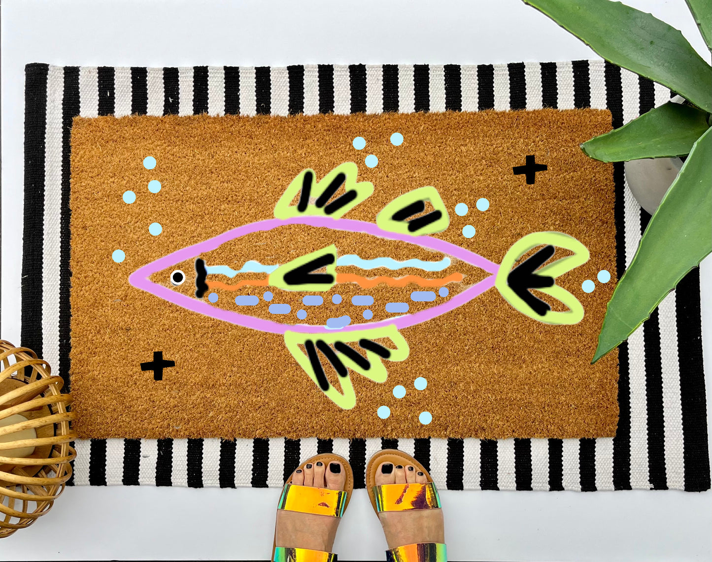 Big Fish Coir Doormat