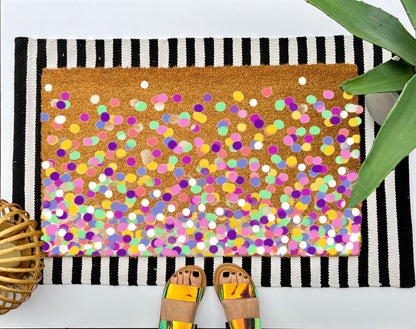Confetti Coir Doormat