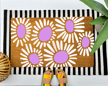 Daisies Coir Doormat