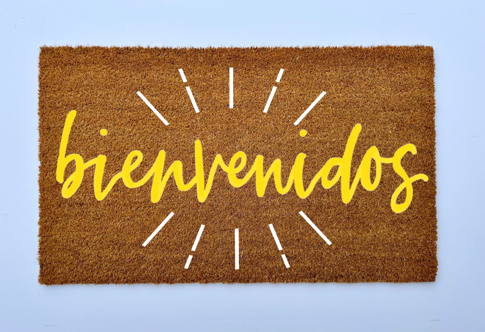 Bienvenidos Coir Doormat
