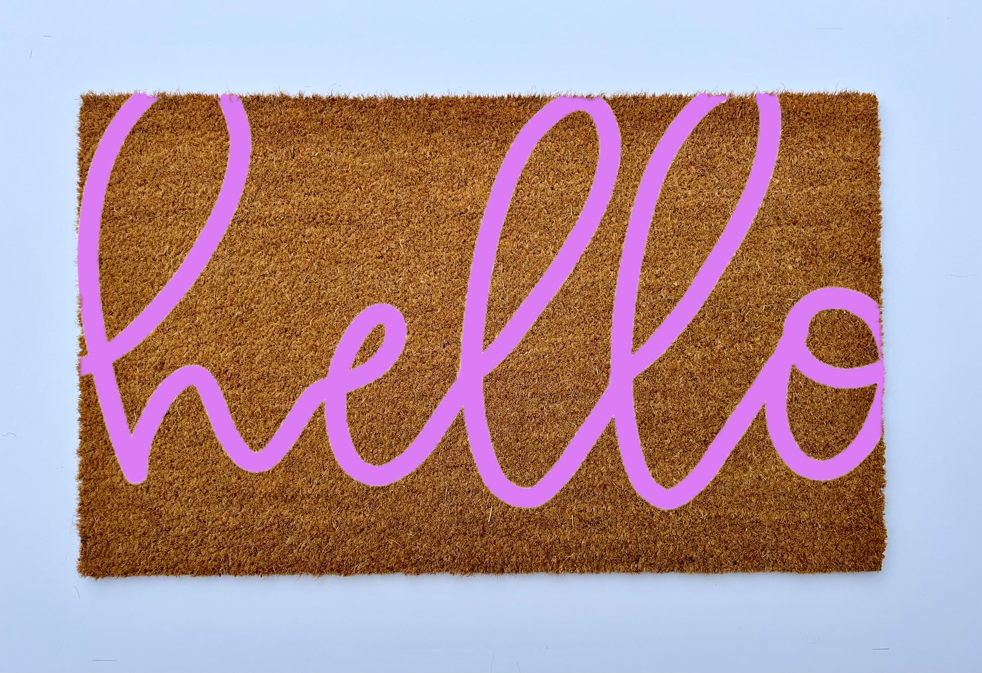 Hello Coir Doormat