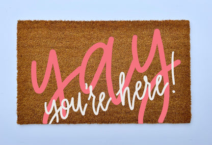 Yay you're here! Coir Doormat
