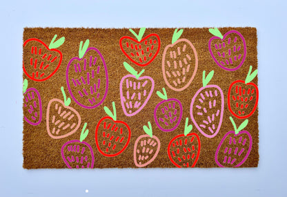Strawberry Coir Doormat