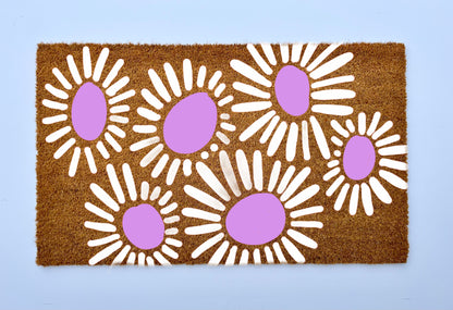 Daisies Coir Doormat