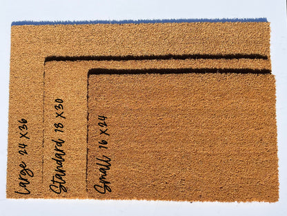 Size Guide Coir Doormats